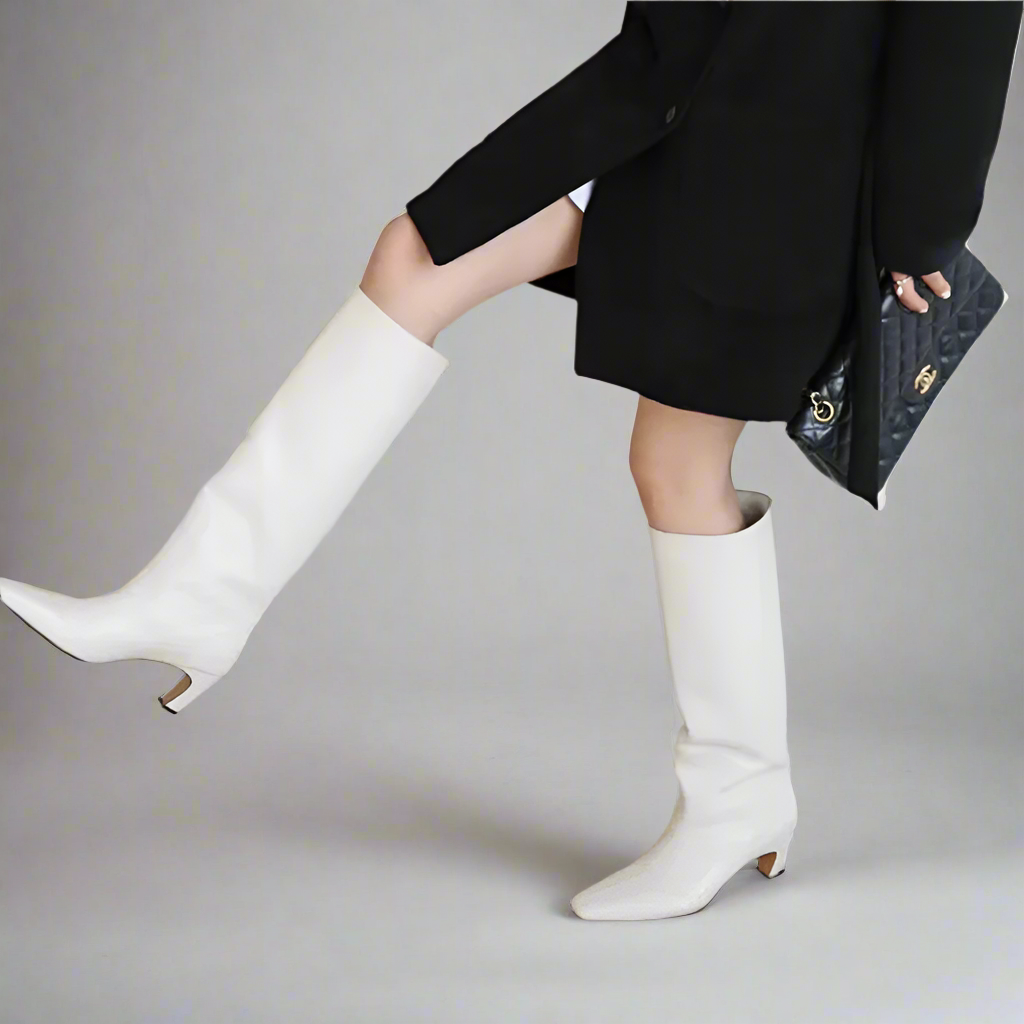 Jasmine Tall Boots- wine