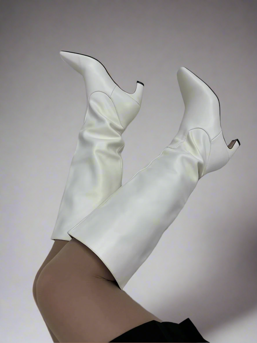 Jasmine Tall Boots- wine