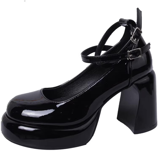 Scarlett Platform Heels- black