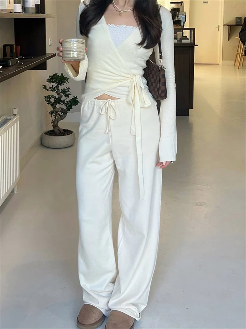 Willow Wrap and Flow Pants- pink set