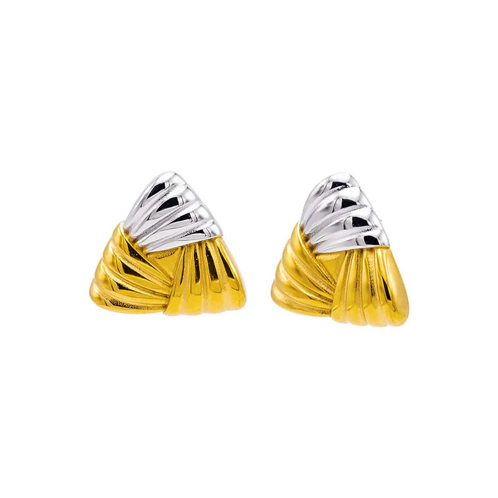 Gia Earrings- mixed metal