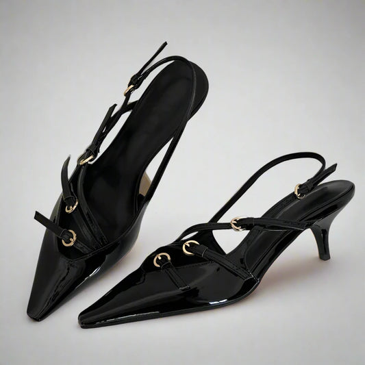 Anika Kitten Heels- black