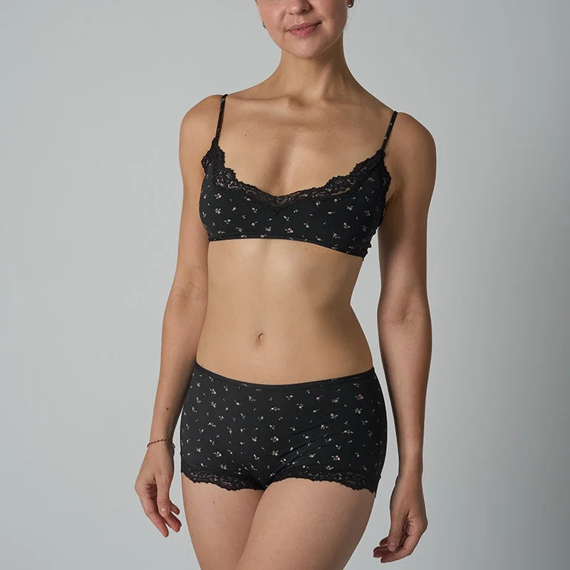 Isla Lace Lounge Set – Bralette & Boyshort Duo