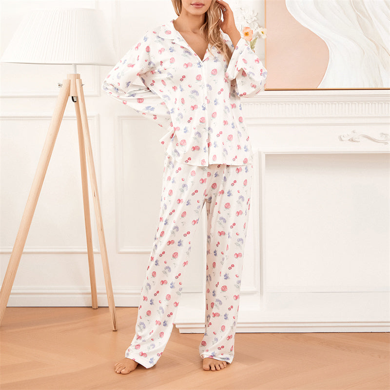 Garden Breeze Pajama Set- pink