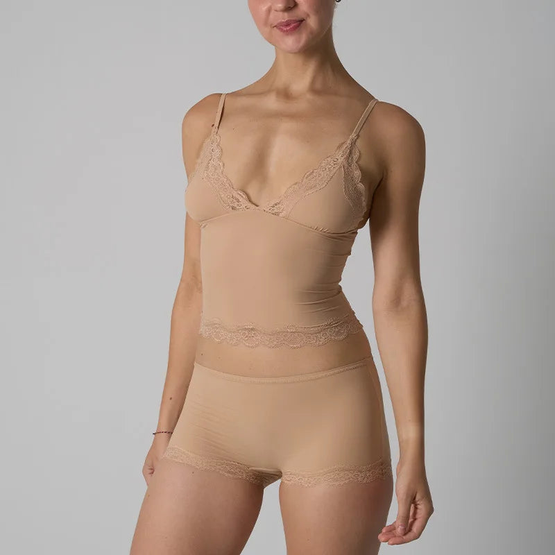 Isla Lace Lounge Set – Bralette & Boyshort Duo