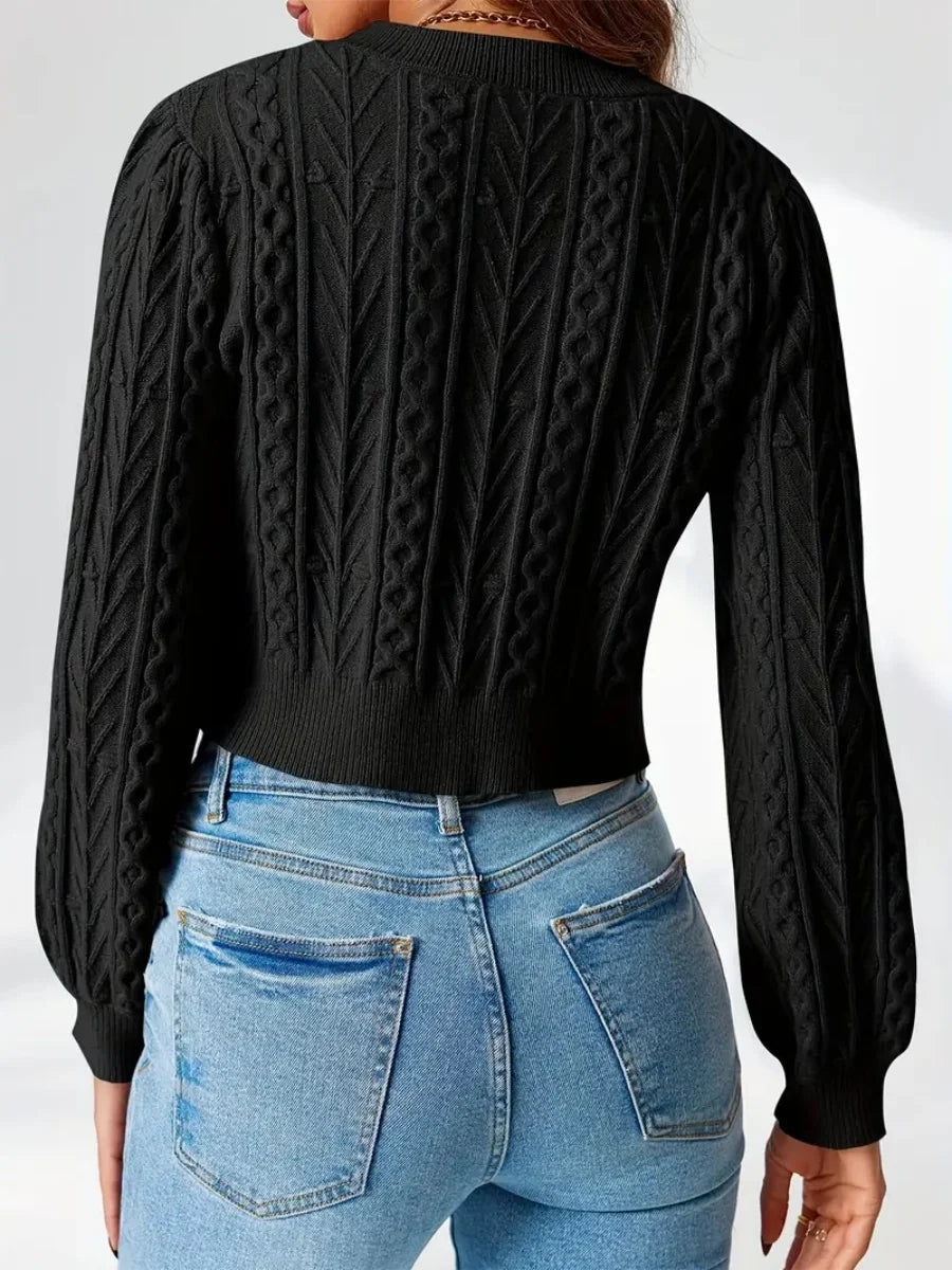 Unwrap Me Cardigan- black