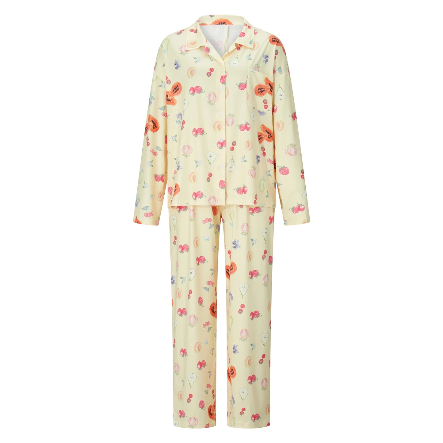 Garden Breeze Pajama Set- pink