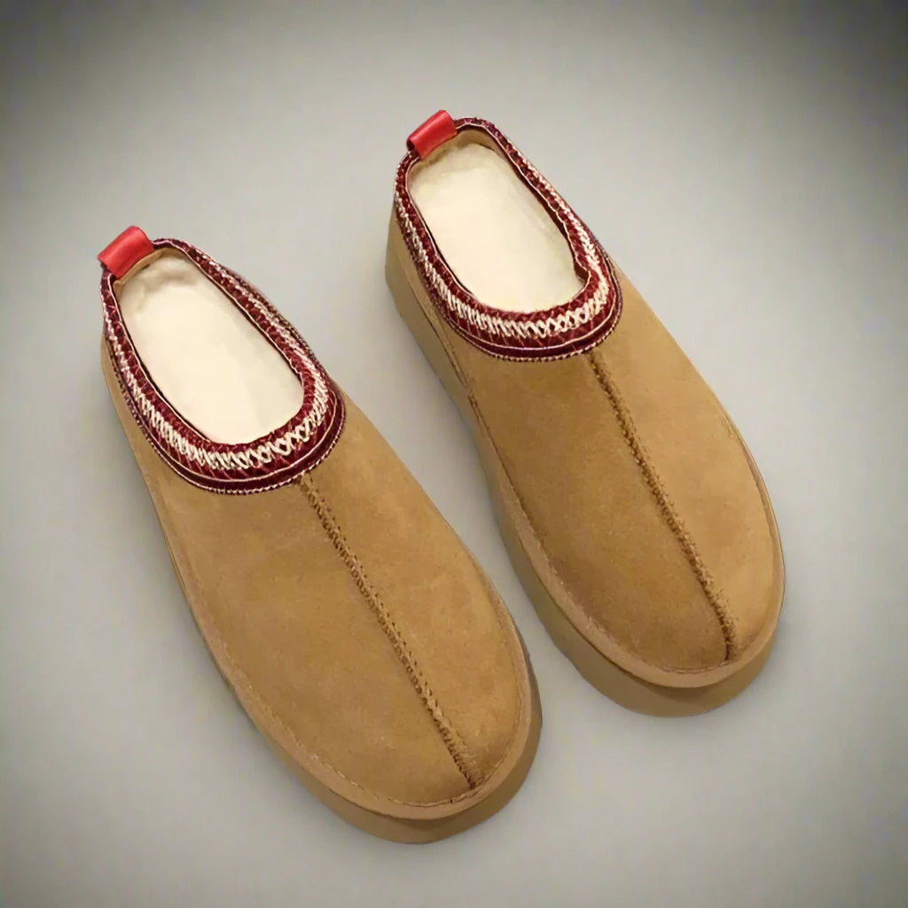 Teddy Platforms- beige fluffy