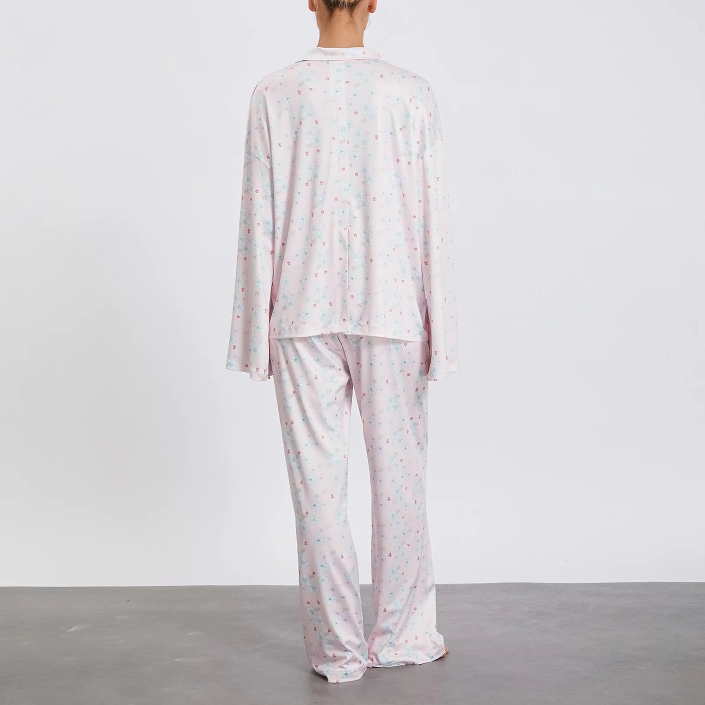 Garden Breeze Pajama Set- pink
