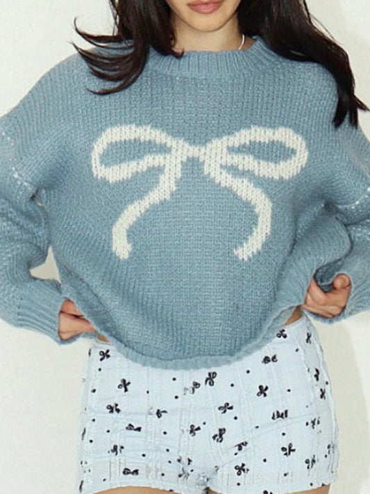 Knot-So-Basic Knit- blue