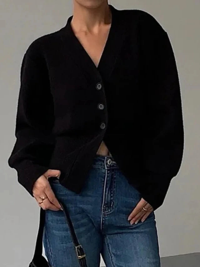 Crème Cardigan- white