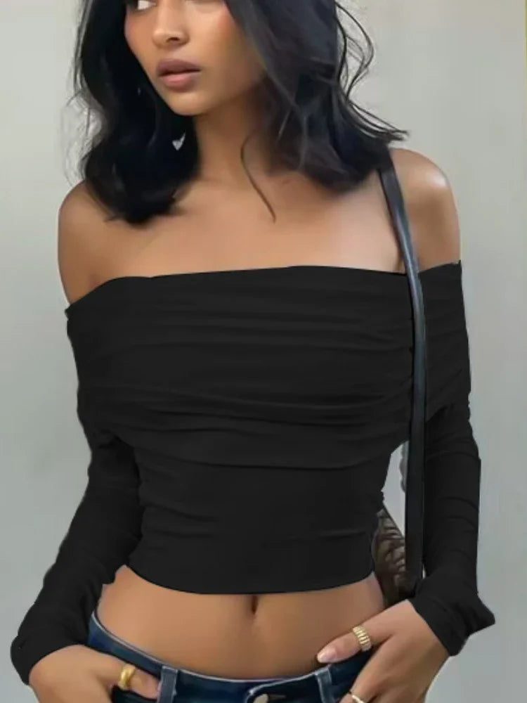 Serena Off-Shoulder Top- white