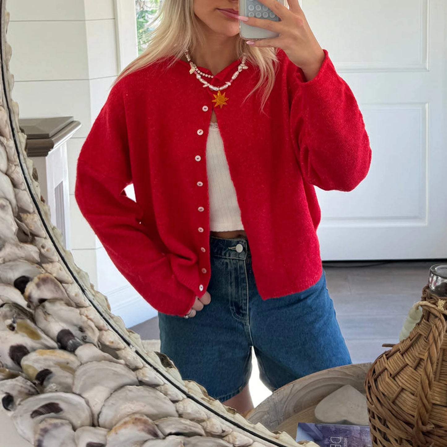 Cali Cardigan- pink