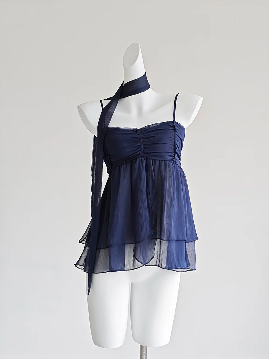 Midnight Muse Scarf Top