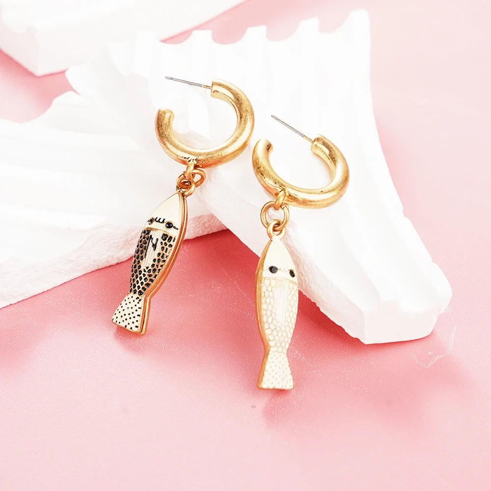 Sea You Later Earrings- fisherman core