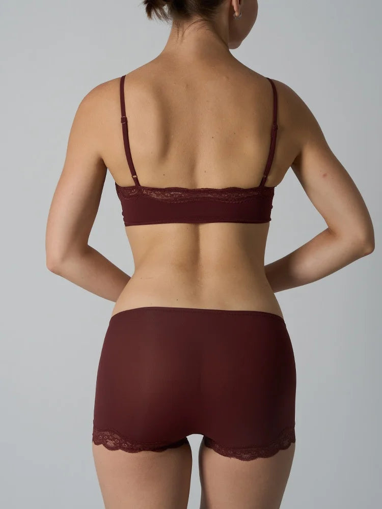Isla Lace Lounge Set – Bralette & Boyshort Duo