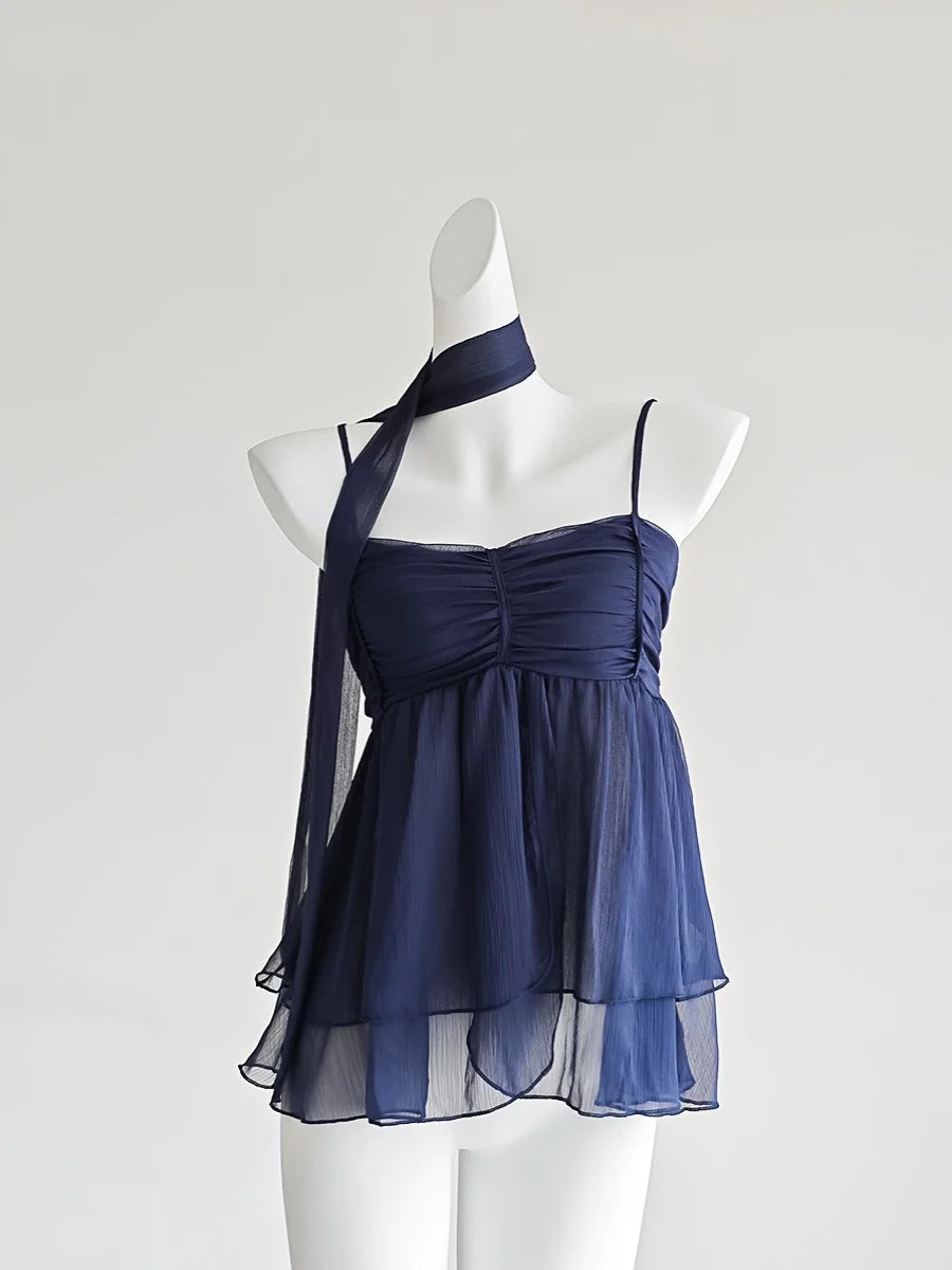 Midnight Muse Scarf Top