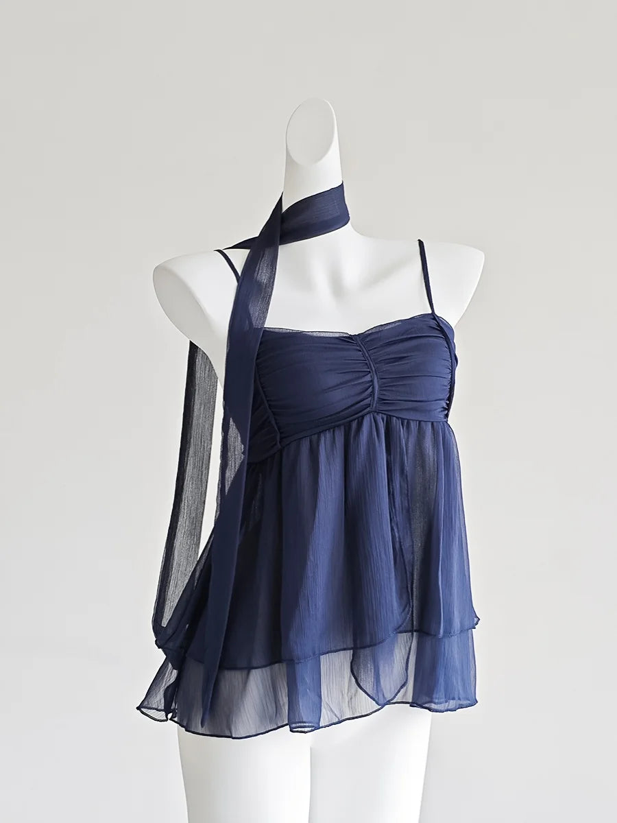 Midnight Muse Scarf Top