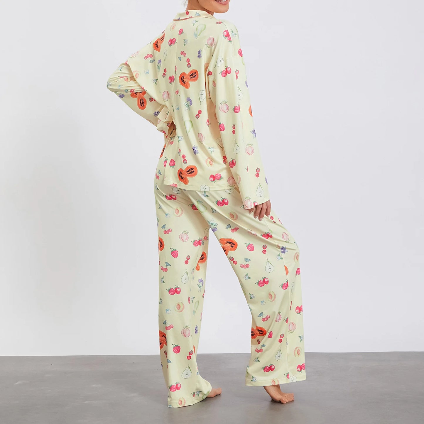 Garden Breeze Pajama Set- pink