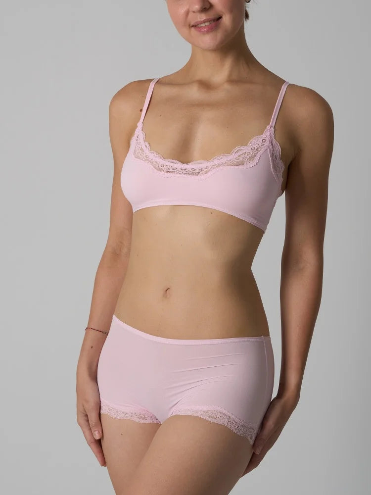 Isla Lace Lounge Set – Bralette & Boyshort Duo