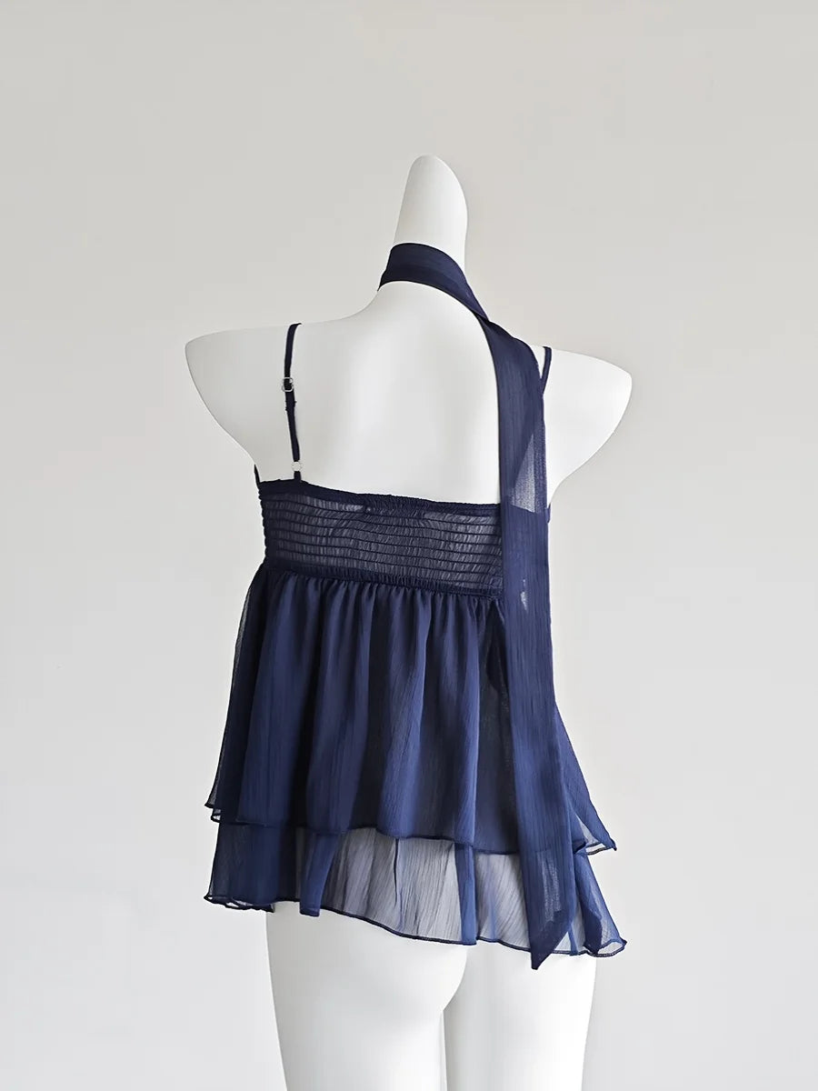 Midnight Muse Scarf Top