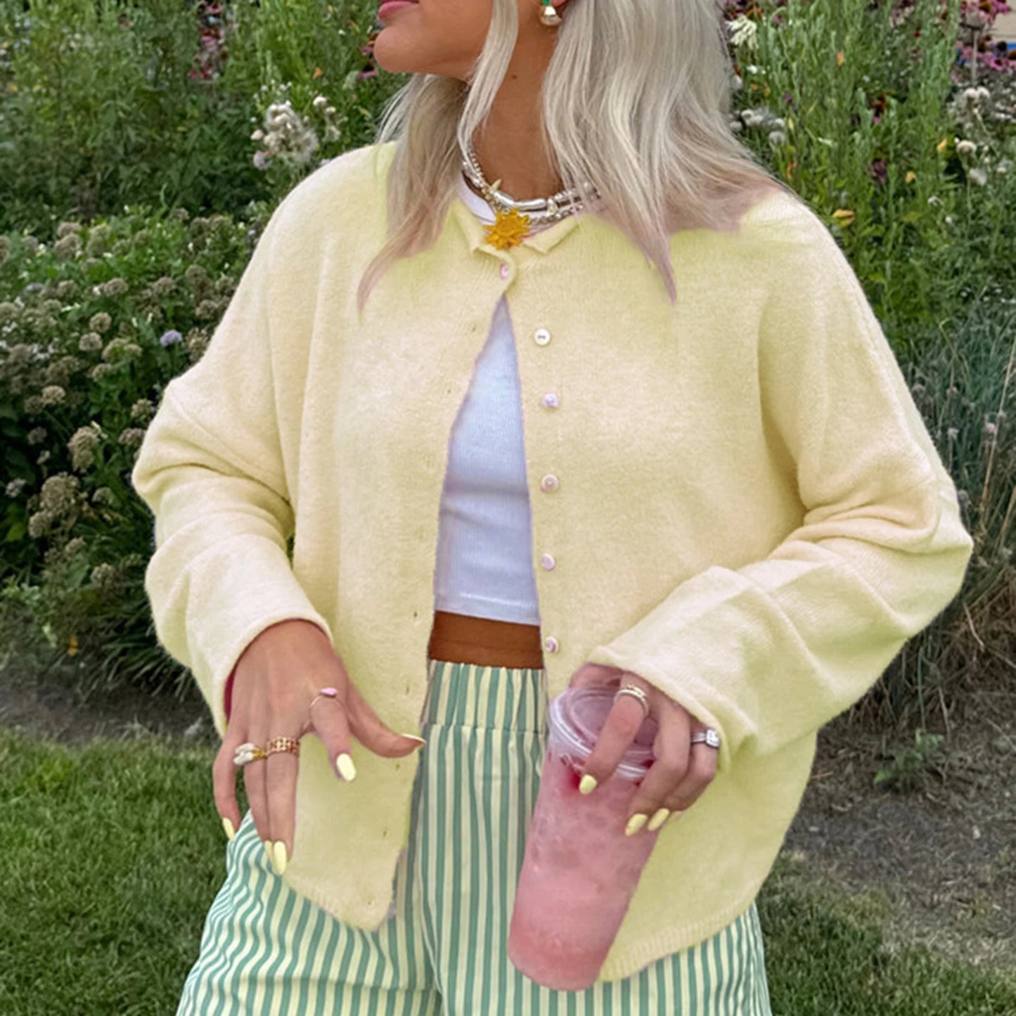 Cali Cardigan- pink