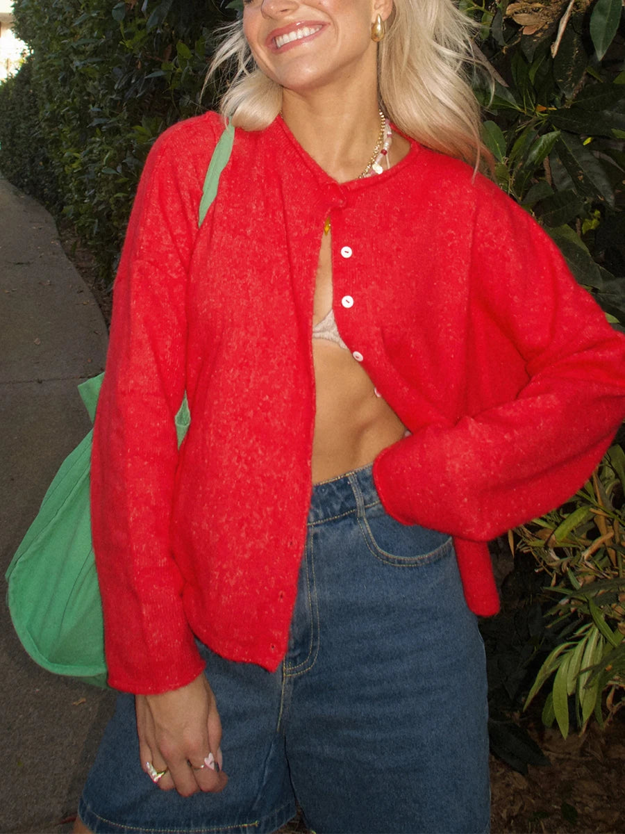 Cali Cardigan- pink