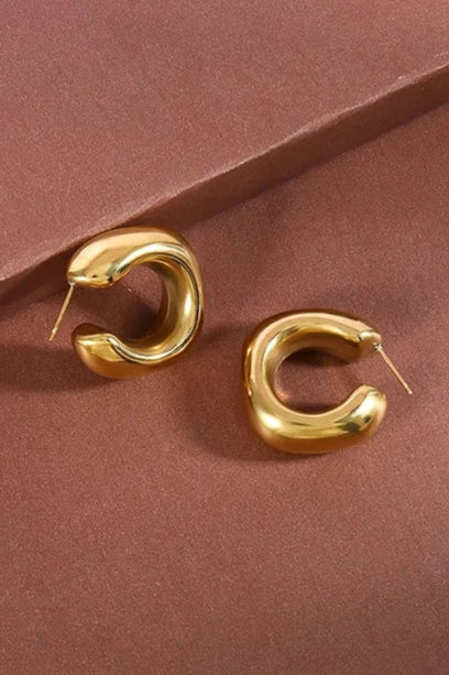 Olivia Hoops- gold