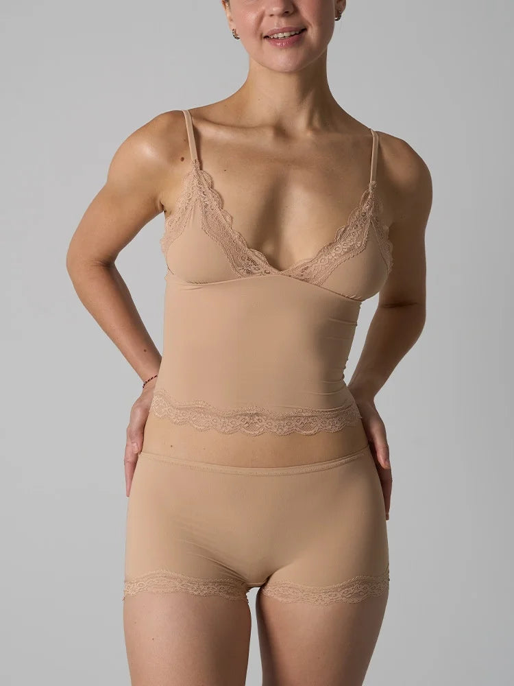 Isla Lace Lounge Set – Bralette & Boyshort Duo