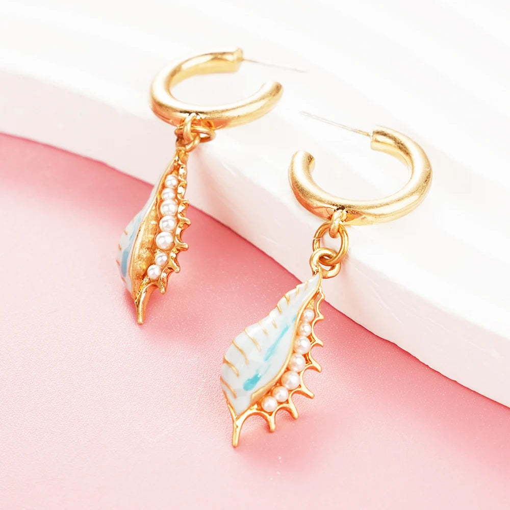 Sea You Later Earrings- fisherman core