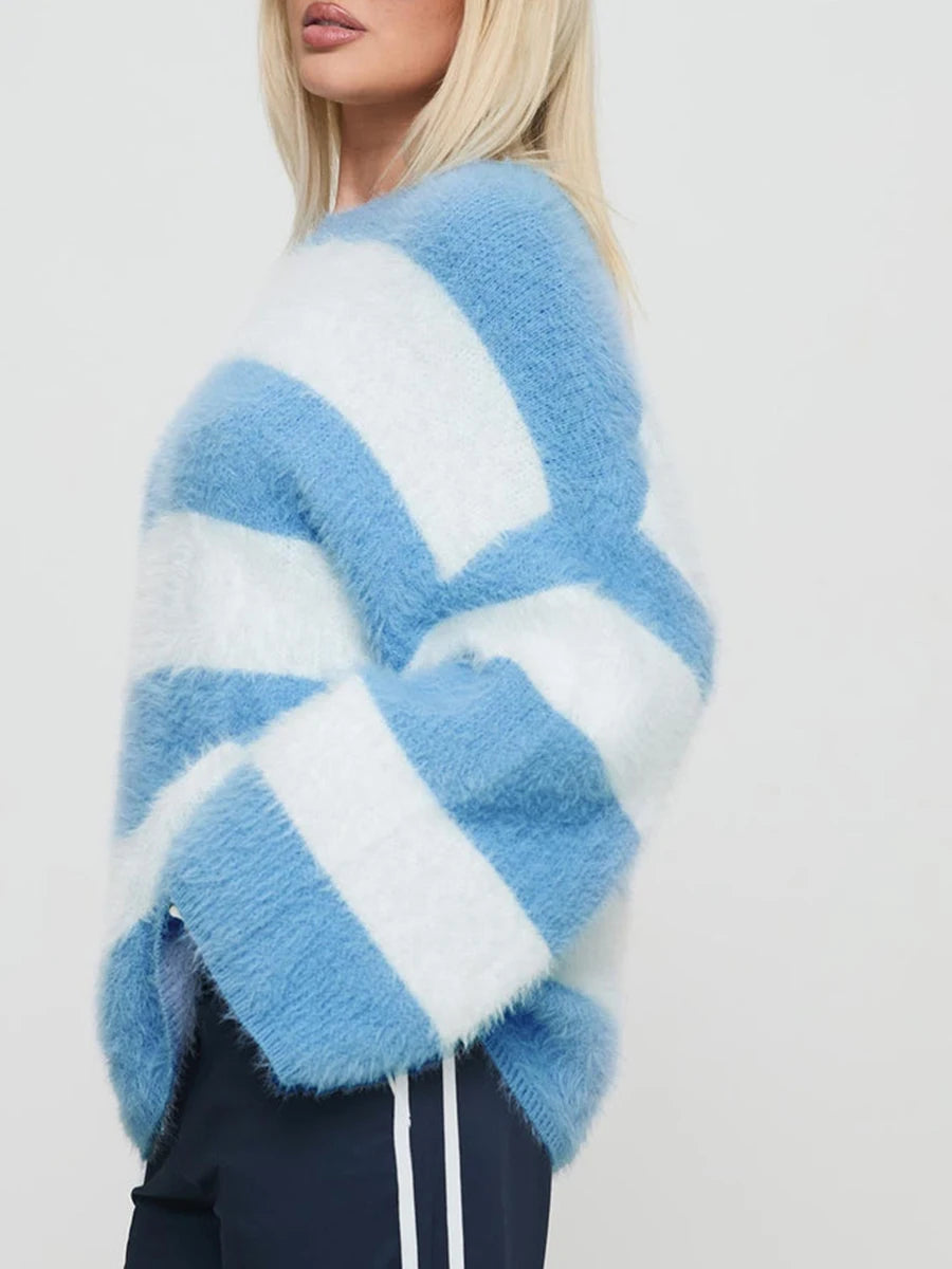 Cloud Stripe Knit