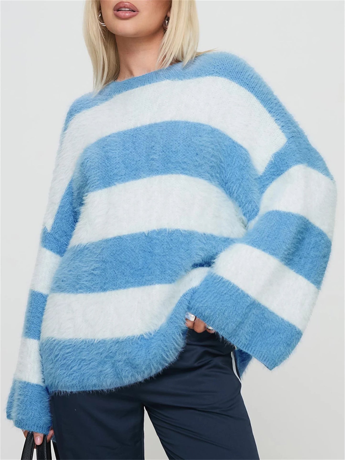Cloud Stripe Knit