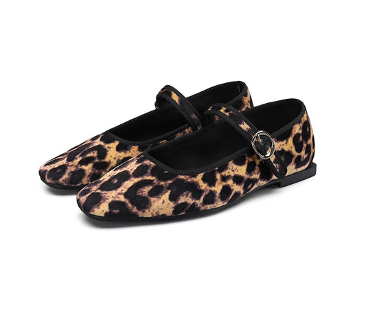Mirabel Mary Janes- leopard