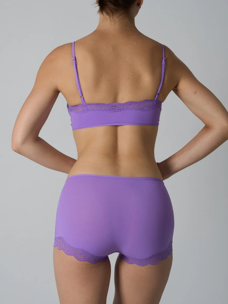 Isla Lace Lounge Set – Bralette & Boyshort Duo
