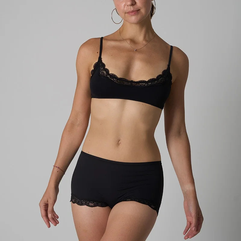 Isla Lace Lounge Set – Bralette & Boyshort Duo