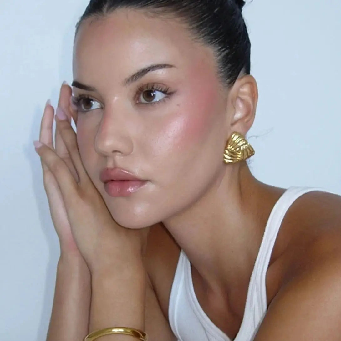 Gia Earrings- mixed metal