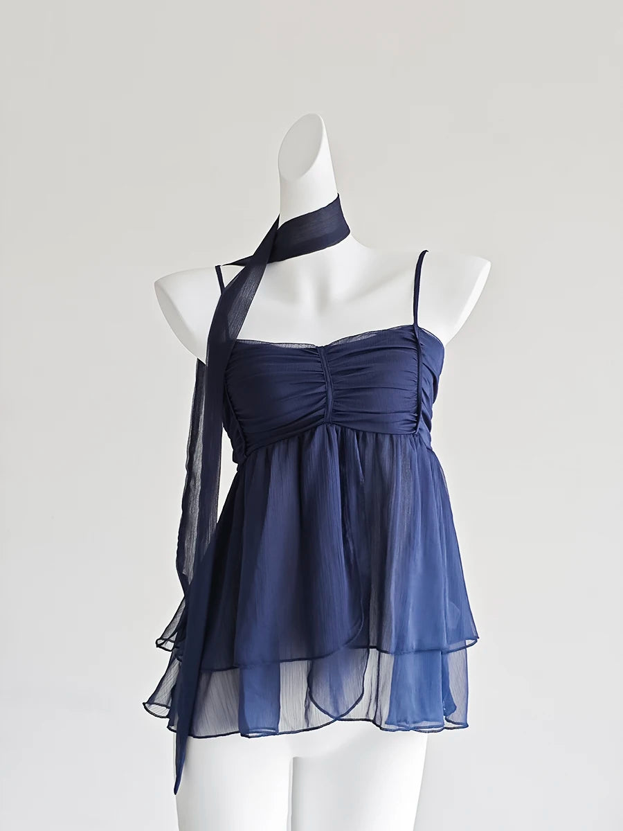 Midnight Muse Scarf Top