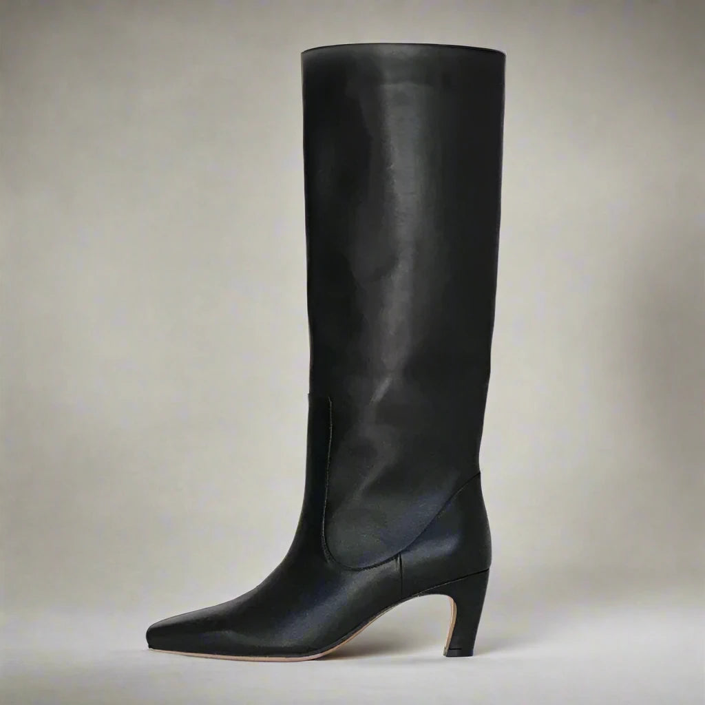 Jasmine Tall Boots- wine