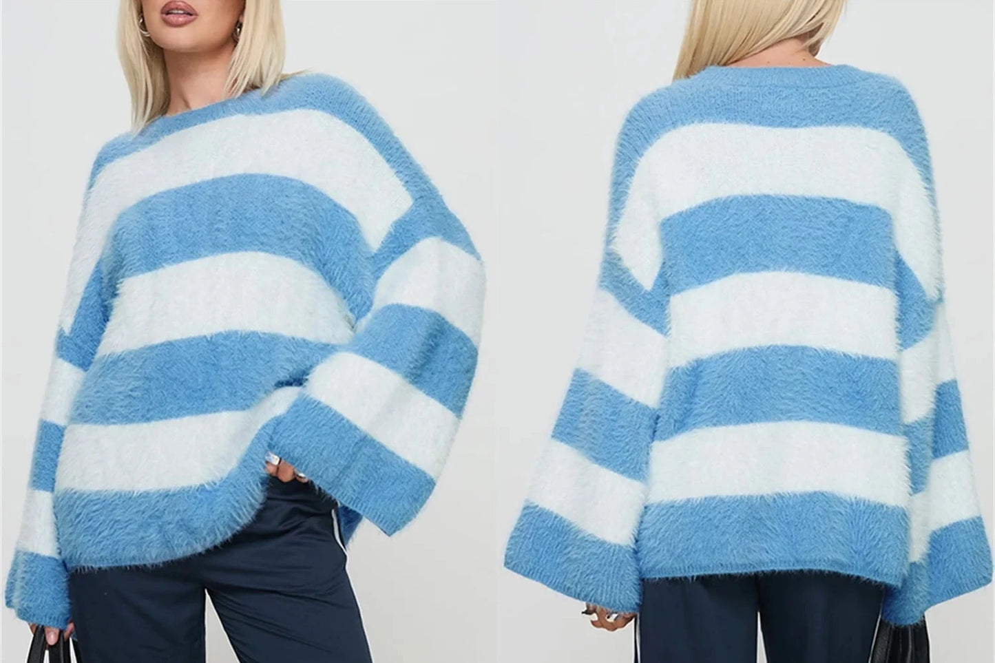 Cloud Stripe Knit