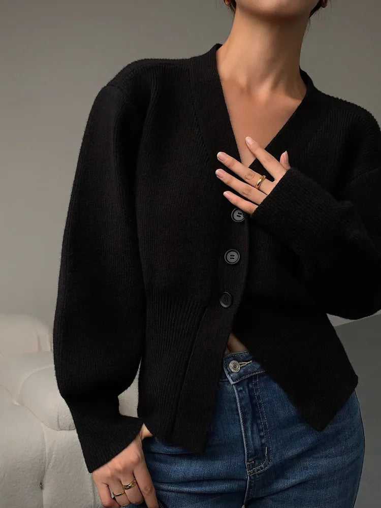 Crème Cardigan- white