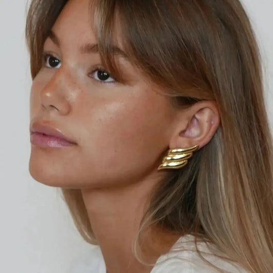 Angel Earrings- gold