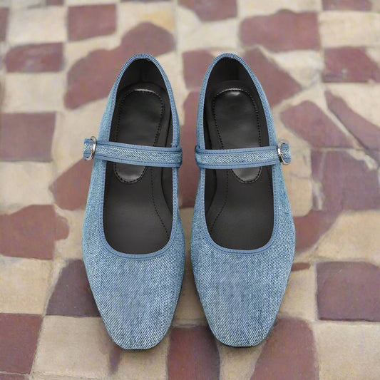 Mirabel Mary Janes- denim