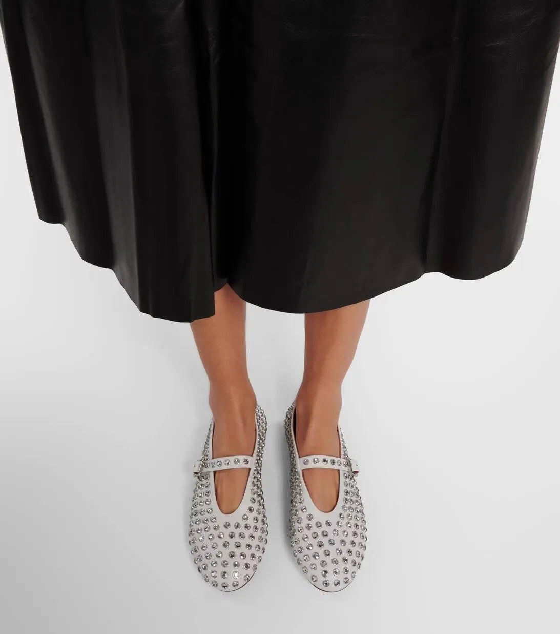 Dazzled Ballet Flats- red