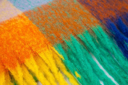 Charlie Plaid Warm Fuzzy Scarf