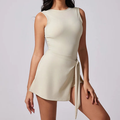 Serve It Up Athletic Dress- Navy