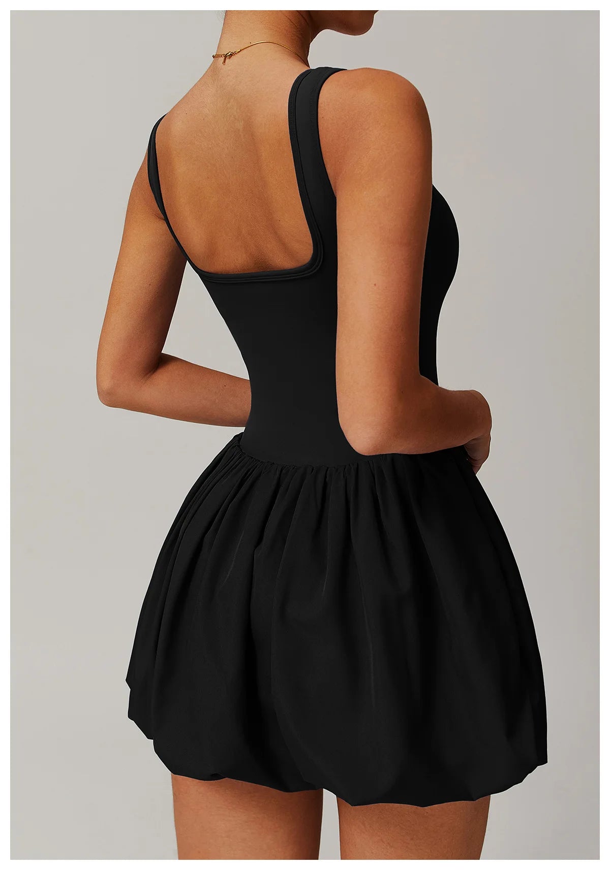 The Court Crush Athletic Dress- Black