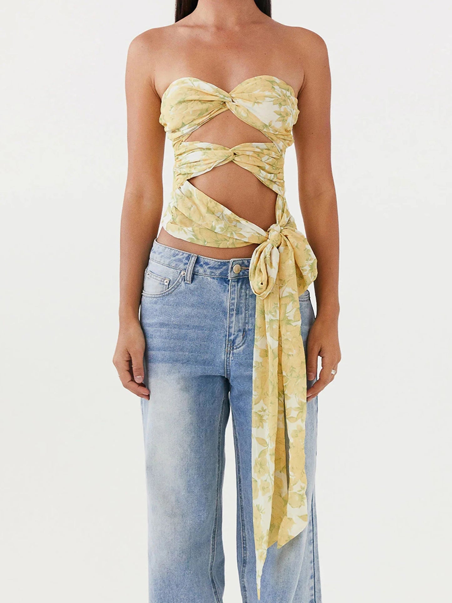 Twist of Fate Top- white