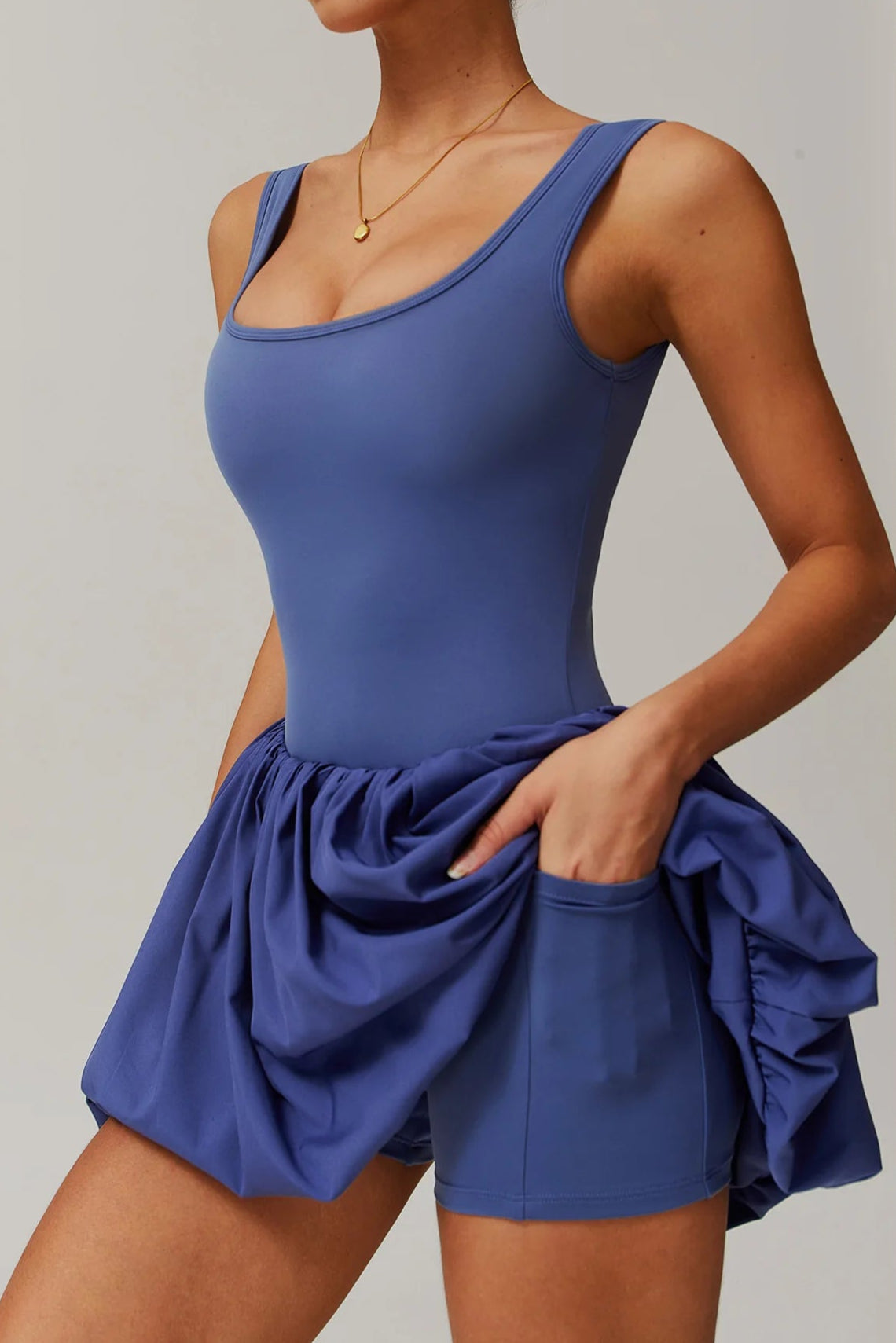 The Court Crush Athletic Dress- Black