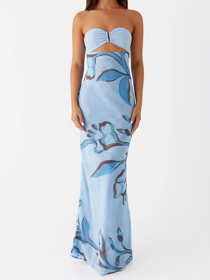 Hot Tropic Dress- Blue