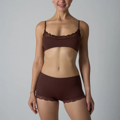 Isla Lace Lounge Set – Bralette & Boyshort Duo